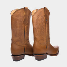 Load image into Gallery viewer, H1033 - Bota chihuahua cuero crazy oro
