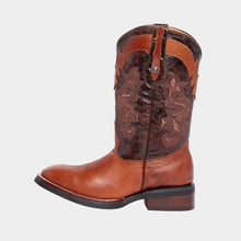 Load image into Gallery viewer, H3003 - Bota española de hule bullfy bronce/café
